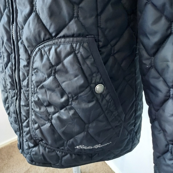 Eddie Bauer Women's Small Polyester Jacket Black - Picture 4 of 13